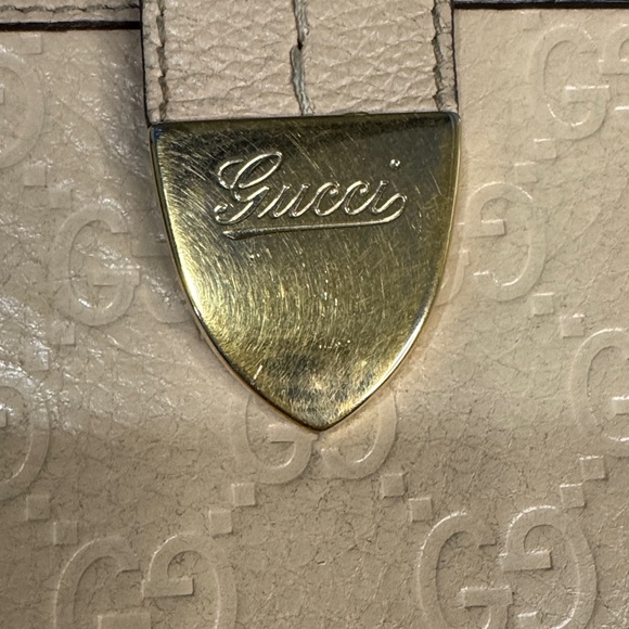 Gucci GG Imprimé Leather Wallet – Beige Frida Giannini Era (c 2008–2012) + box - Picture 3 of 12